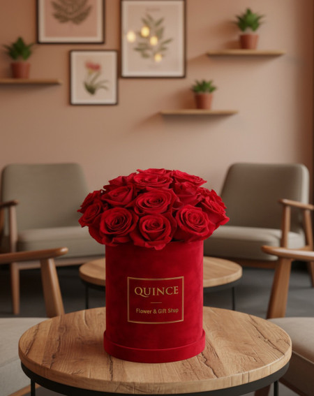 Red Velvet – 15 crvenih ruža u kutiji