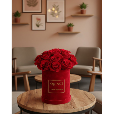 Red Velvet – 15 crvenih ruža u kutiji