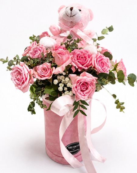 Sweet Teddy – roze ruže sa medom